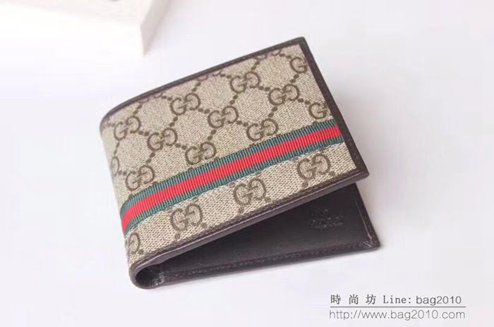 GUCCI古馳 錢包 實物拍攝 原廠材料 男士短錢夾 138042   ydgq3250